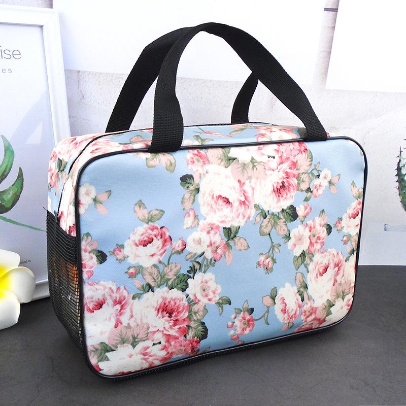 Tragbare Unisex-Reisetoilettenartikel- und Make-up-Tasche mit großem Fassungsvermögen