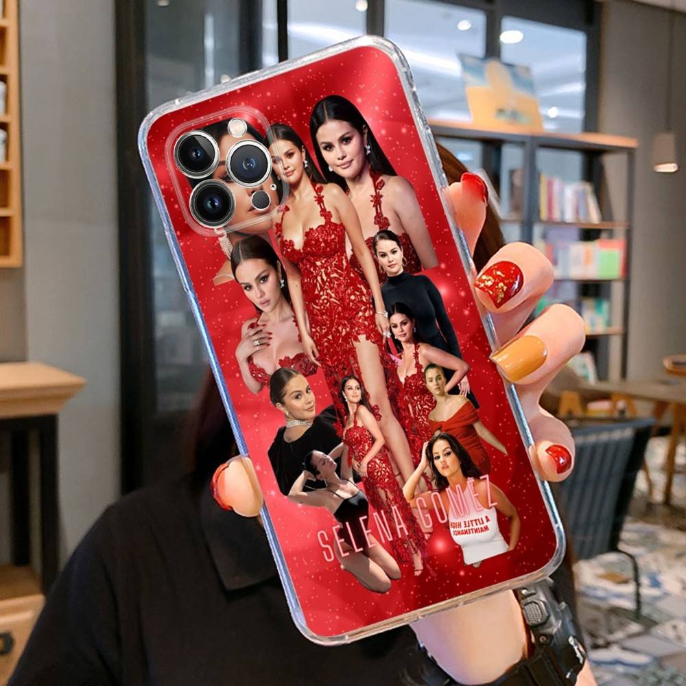 

Singer Selena Gomez For IPhone 17 16 15 14 13 12 Mini 11 Pro Max Transparent Case iPhone 17pro max
