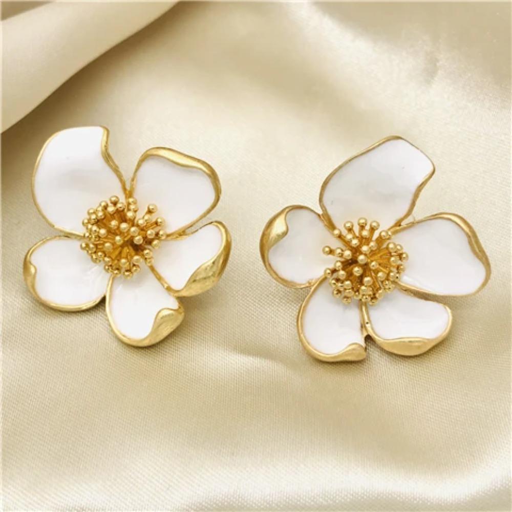 

Преувеличенные серьги-цветы со стразами для женщин Личность Тренд Розовые серьги-гвоздики Темперамент Роскошь Вечеринка Свидание Циркон