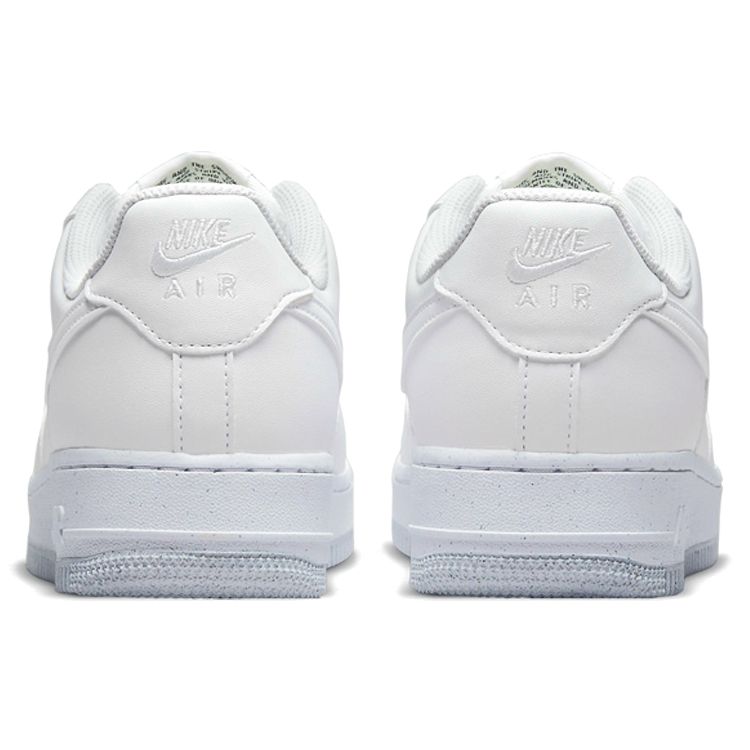 Nike  Air Force 1 Move To Zero - Triple White Women Sneakers Black Metallic-Silver DC9486-101