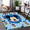 Office Rug Mickey Mouse, Cartoon Theme 3D Printed Anti-Slip Rug-Machine Washable for Living Room
