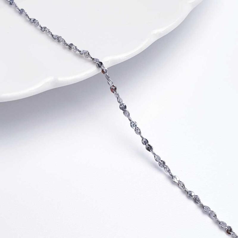 Surgical Steel Twist Chain Accessory 1M