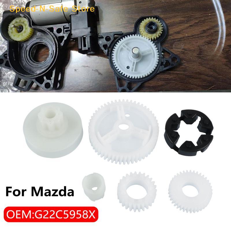 6 PZ Per 3 5 6 CX7 CX8 CX9 Alzacristalli Elettrici Finestrino Anteriore Posteriore Kit Ingranaggi di Riparazione Motore G22c5958x Accessori Auto