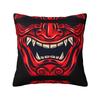 Tattoo Style Oni Japanese Samurai Modern Throw Pillow Covers Home Decorative Demon Hannya Chair Cushion