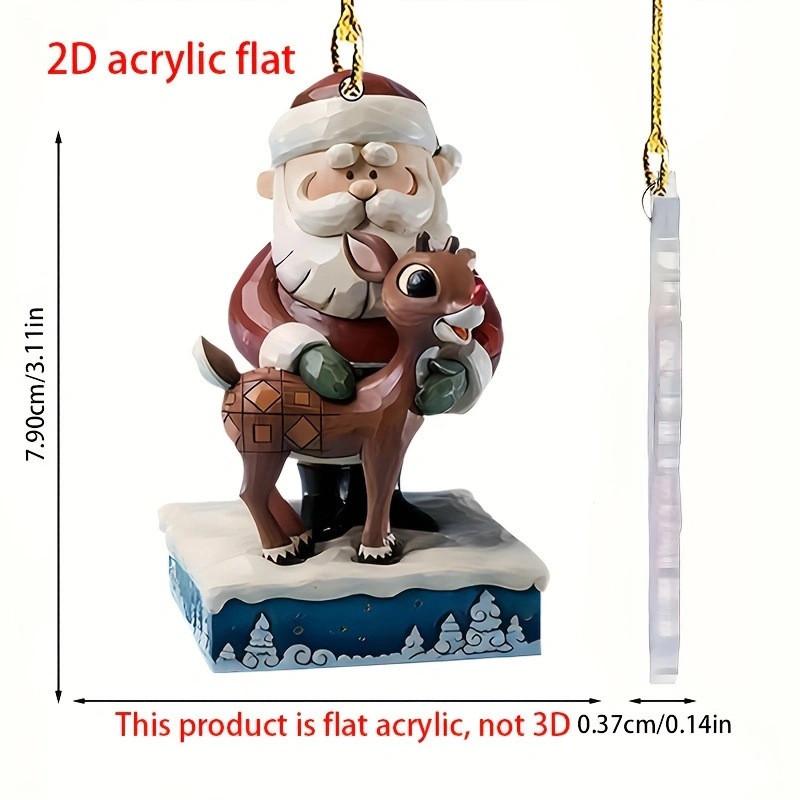 Car Acrylic Stylish Pendant Perfect For Decorative Touch In Vehicles And Trees Holiday