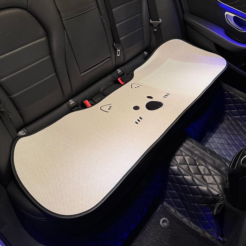 Cuscino per Sedile Auto in Lino - Design Universale Cane Carino per Donne, Tappetino Rinfrescante per Geely Xingyuan, Uso in Tutte le Stagioni
