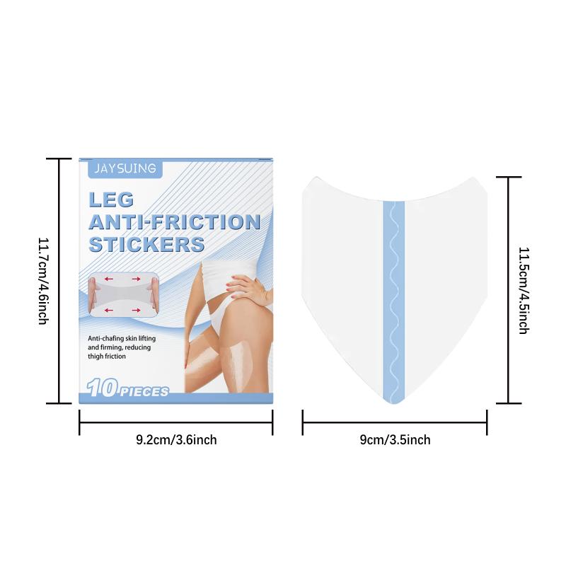 Anti Chafing Thigh Patch Clear Breathable Adhesive Relieves Skin Friction Comfortable for Sport Events