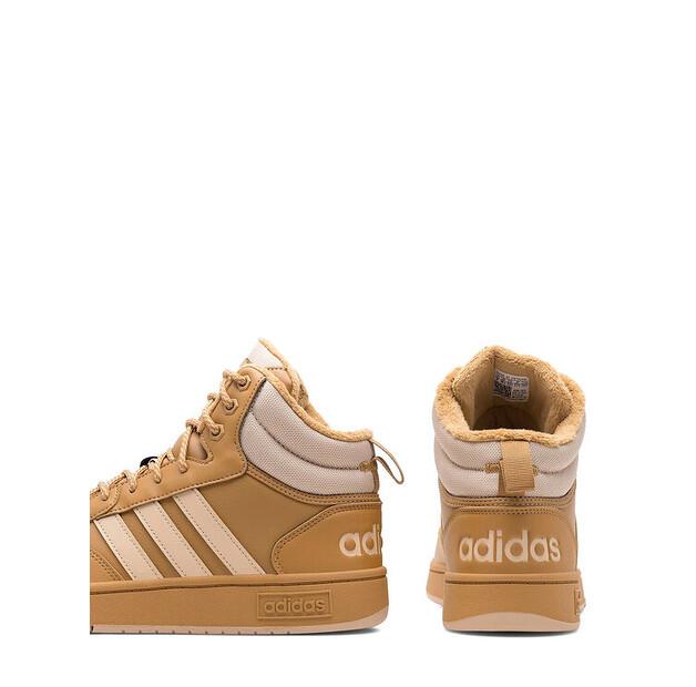 Мужские кроссовки adidas Hoops 3.0 mid winter if2636 бежевые