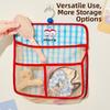 2/3 Layer Socks Underwear Storage Bag with Hanger Wall-mounted Net Hanging Bag Large Capacity Multifunctional Net Pocket