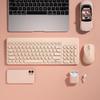 BOW Hangshi Wired Keyboard & Mouse Set for Girls with USB Connection