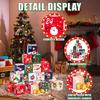 24Pcs Christmas Advent Calendar Boxes Cardboard Number Candy Boxes DIY 24 Days Countdown Gift Festive Decoration
