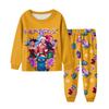 Children's Fashion Suit Skirt Round Neck Long Sleeve Top Pants