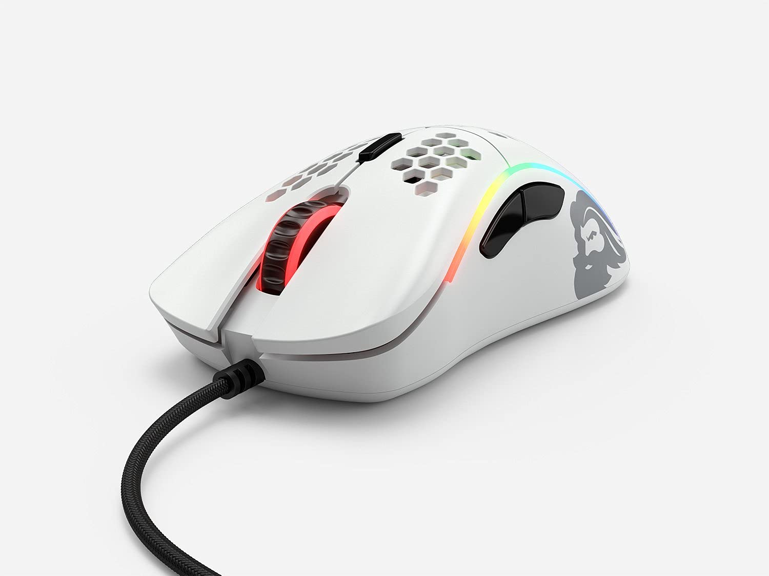 

Glorious Model D Gaming Mouse, Matte White, Lightweight, Honeycomb Design, Right-Handed, GD-WHITE