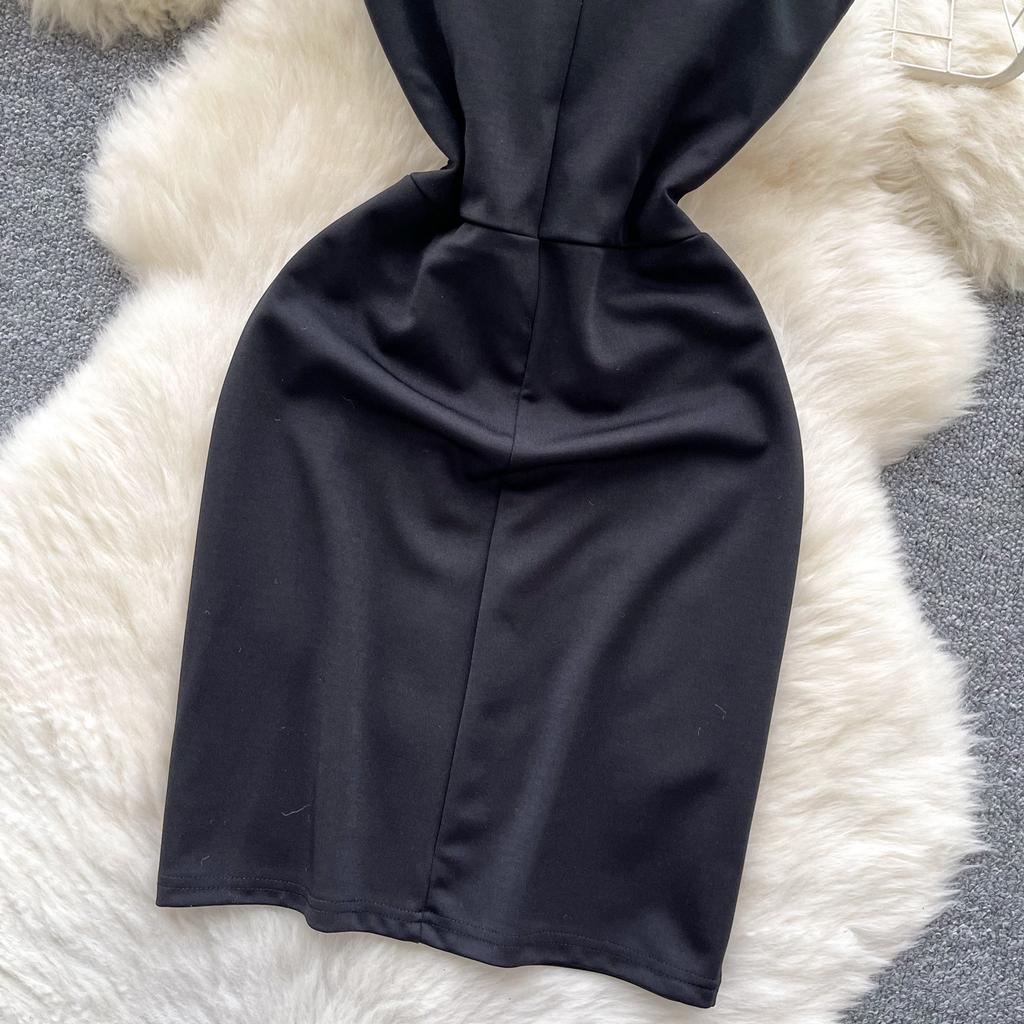 Sommer Damen Luxus Perlenbesatz Schlank Bodycon Mini Kurz Sexy Club Party Kleider