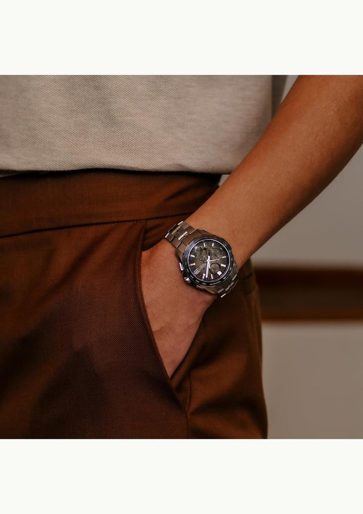 Wristwatch Oceanus Made in Japan Manta Retro Tone Collection Limited to pieces worldwide Bluetooth equipped Radio solar Sapphire glass Silver [CASIO]