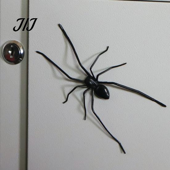 Iron Surface Decorative Gadgets Realistic 3D Spider Refrigerator Magnet, Insect Magnet for Kitchen Fridge Office Whiteboard Magnets Whiteboard,