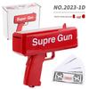 60-Electric Money Spray Gun: Unique Toy Shooting US Dollar Bills