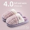 2024 New Women's Plush Winter Cotton Slippers: Thick-Soled, Cozy Indoor Footwear