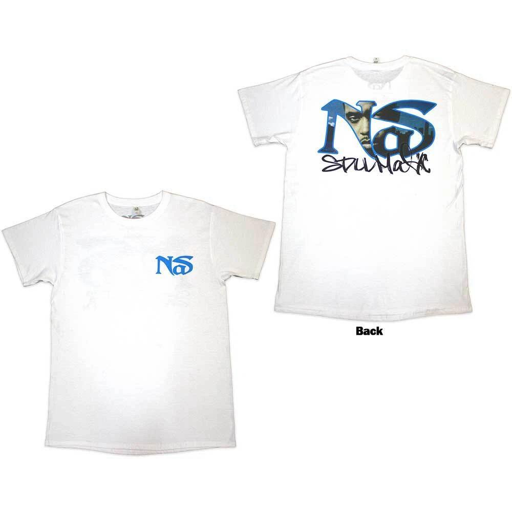 Nas Unisex T-Shirt: Still City Infill (Back Print) (Medium) L