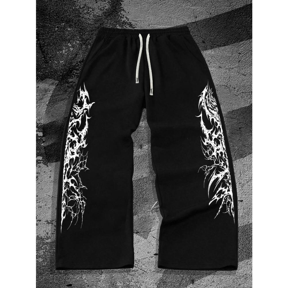 Gothic Men's Loose Dark Style Outdoor Casual Sports Pants the First Choice for Campus Fashion New Spring and Autumn Products