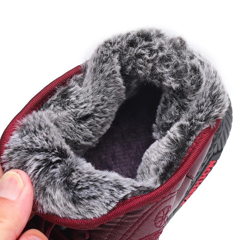 Old Beijing cloth shoes cotton shoes women's winter warm and velvet middle-aged mother shoes thickened waterproof and warm grandma cotton shoes