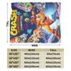 Crashs Bandicoots Blankets  Soft Fluffy Plush Throw Blanket For Children Bedroom Flannel Bedspread Bed Cover