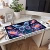 1PC Butterfly Flowers Oversized Mouse Pad - Non-Slip Rubber Base Perfect for Office School Esports Home Decor Desk Mat 157A