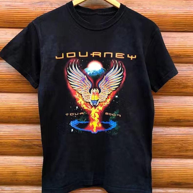 Journey Rock Band Don#039t Stop Believin Short Sleeve Unisex TShirt All Size Unisex T-Shirt S
