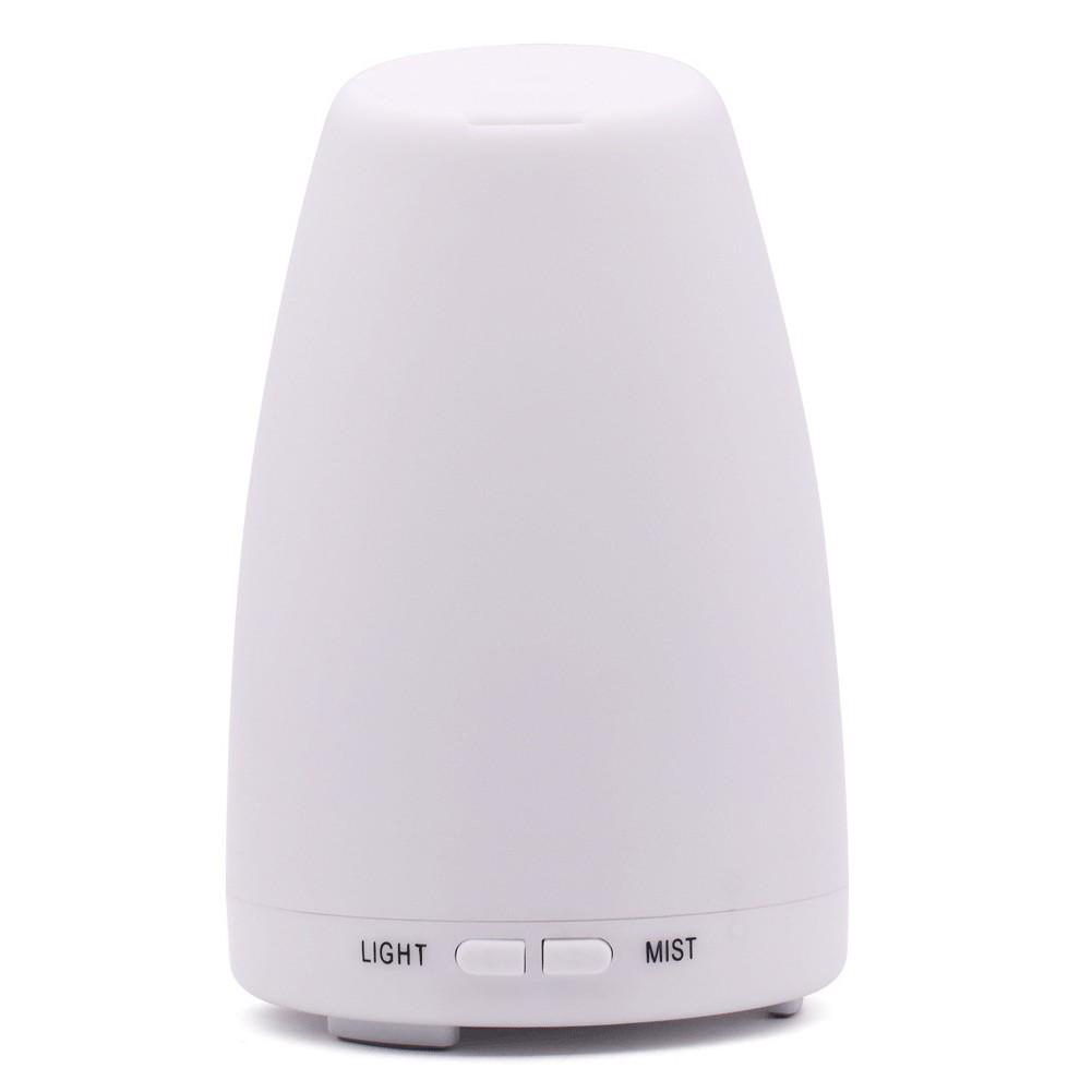 Creative Wood Grain Ultrasonic Aroma Humidifier for Home and Office EU Plug белый