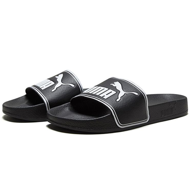 New PUMA Leadcat Slide 'Black White' 360263-01