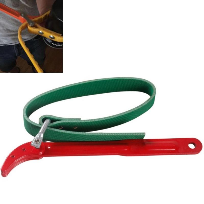 Oil Filter Wrench Top Quality Standard Flexible Belt Type Removel Hand Tool Car Repair Extractor Spanner for Key Repair
