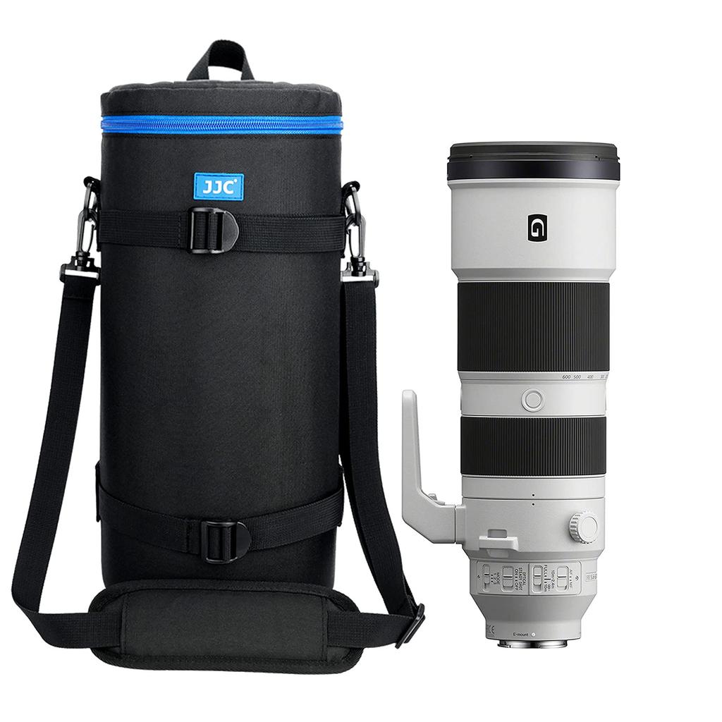 Thick Camera Lens Case Bag for Canon RF Nikon Sony with Inverted Lens Hood Fits Lenses up to x x Extra-Large 200-800mm F6.3-9 IS, 180-600mm/600mm