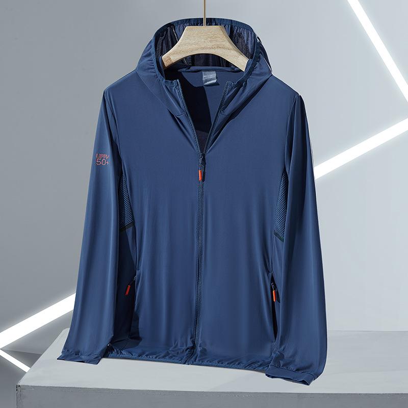 Unisex Ice Silk Sun Protection Clothing, Cooling, Soft, Breathable, Comfortable, Elastic, UPF50+