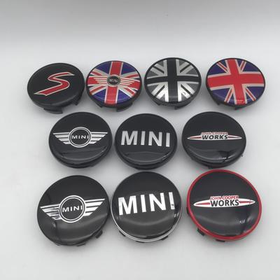 4pcs 54mm 56mm forMINI Car Emblem Wheel Hub Center Cap Badge Covers Sticker Decal Styling Accessories