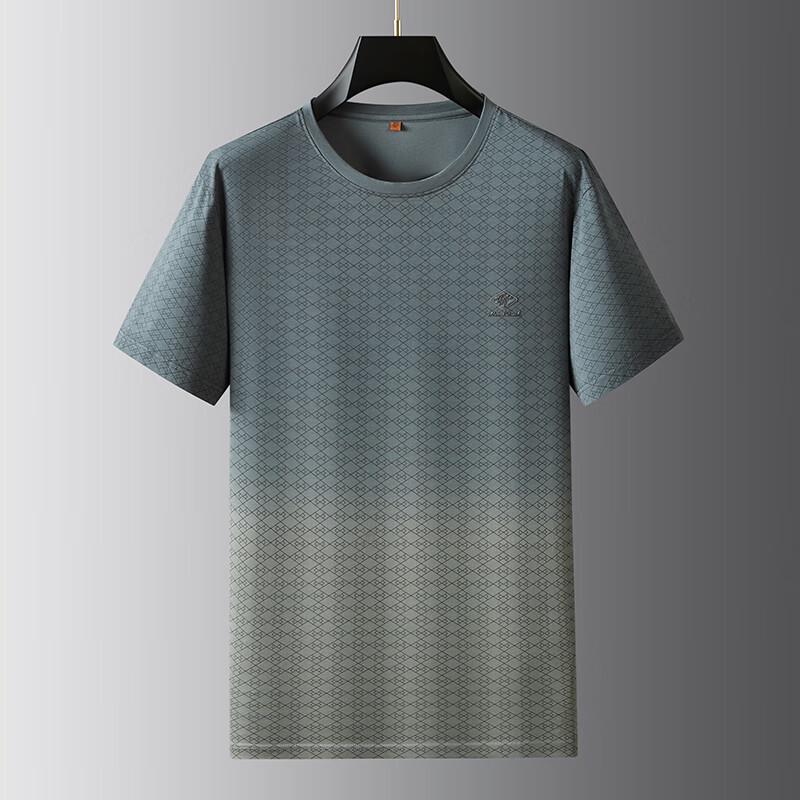 

Dibinze Men s Oversized Gradient Print Round Neck T-Shirt 8XL/215