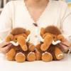 Nice Funny Simulation Elephant Strawberry Cat Mammoth Stuffed Animal Pp Cotton Realistic Stuffed Soft Mammoth Birthday Gift