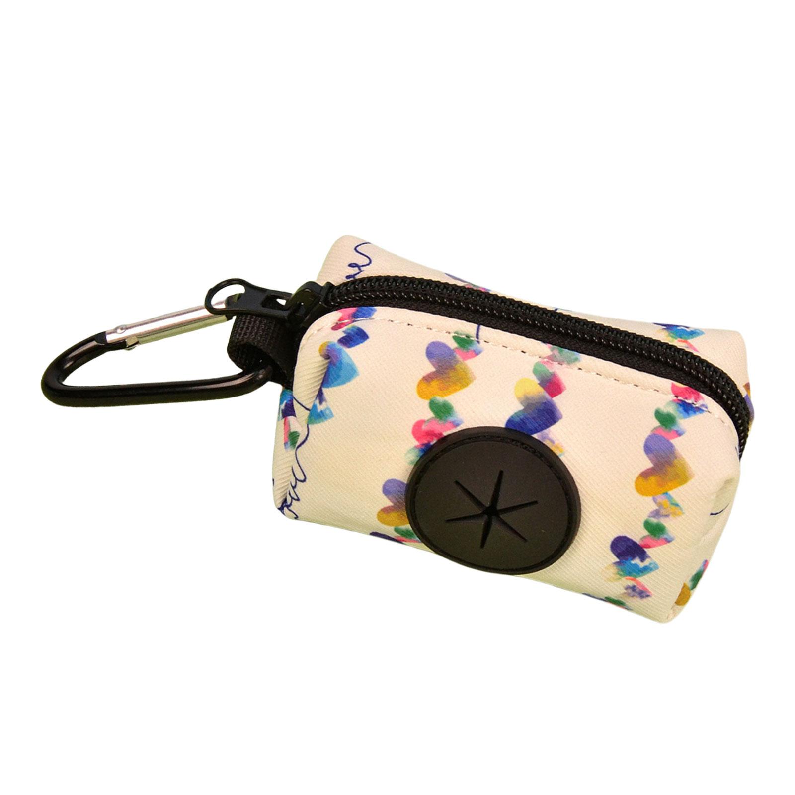 

Convenient Pet Poop Bags Holder Fashion Print Zippered Dog Poop Bag Holder for Outdoor Pet Walking Running Clean Supply 1