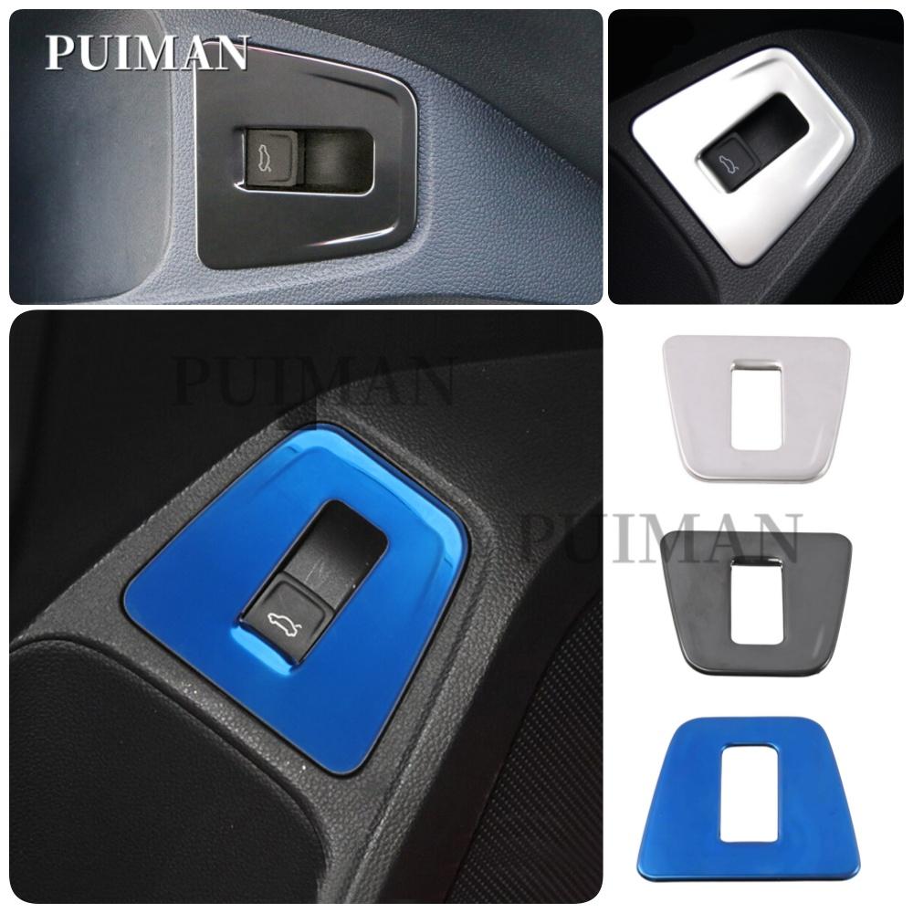 For VW Tiguan MK2 2017-2021 Car Tailgate Trunk Switch button panel trim cover Auto products Interior modification Accessories 4eg