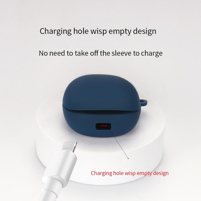 Earphone Shock Housing Skin-friendly Cover for 1MORE AERO Case Washable Shell Protector Non-slip Sleeve Impact-resistant