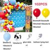 Red Green Blue Yellow Balloons Garland Arch Kit Latex Ballon Set Carnival Circus Toy Themed Party Birthday Decoration Air Globos