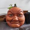 Home Halloween Atmosphere Fun Pumpkin Outdoor Decoration Ghost Party Pumpkin Six Monsters Resin Crafts Ugly Cute Ornaments New