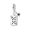 Black Spider Skeleton Charm Bead Components Skeleton Cat Poker Bead Component Pendant Bead Component Compatible With Copper Metal Authentic Original