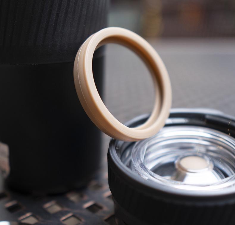 TKK Kubek Termiczny Podróżny ze Stali Nierdzewnej o Dużej Pojemności do Biura i Samochodu - Stylowy i Przenośny dla Kobiet