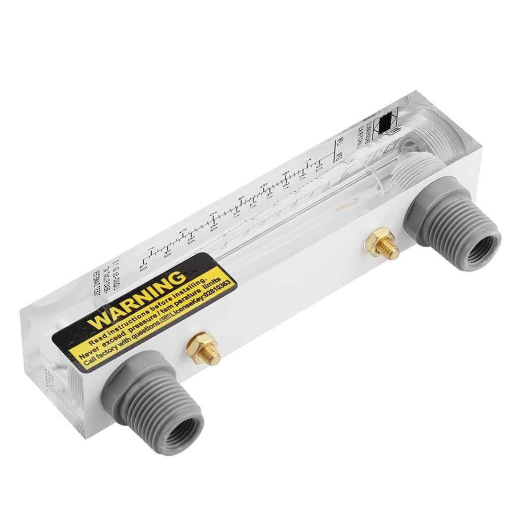 Panel Type Glass Liquid Flowmetre Water Flow Measuring Meter 0.2‑2GPM 1‑7LPM