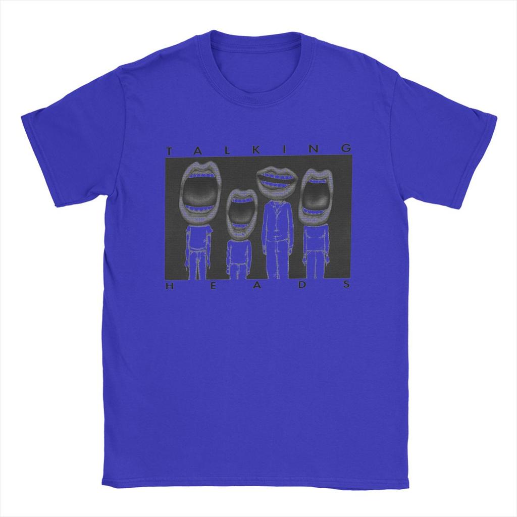 Talking Heads T Shirt for Men Cotton Funny T-Shirts Round Neck Tee Shirt Short Sleeve Clothes 4XL 5XL