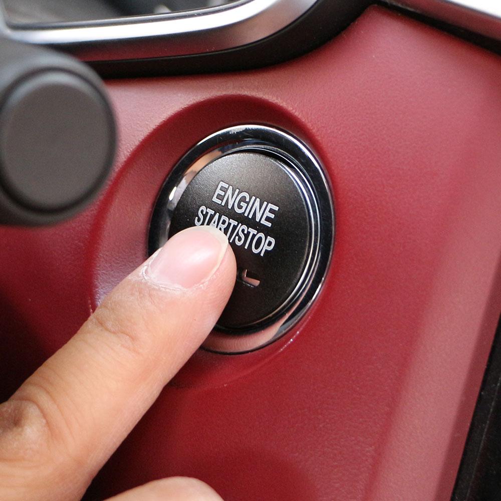 For MG 5 6 ZS HS 2020 2025 Ignition Switch Ring Engine Button Sticker Decoration Cover Keyless Entry Antenna Ring Accessories