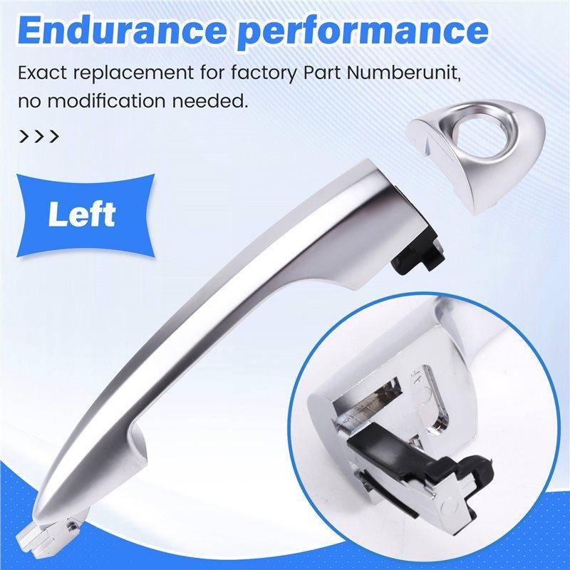 Car Door External Handle With Holes 156099955 For Alfa Romeo Giulietta 2010-2016 Left Side Fitment