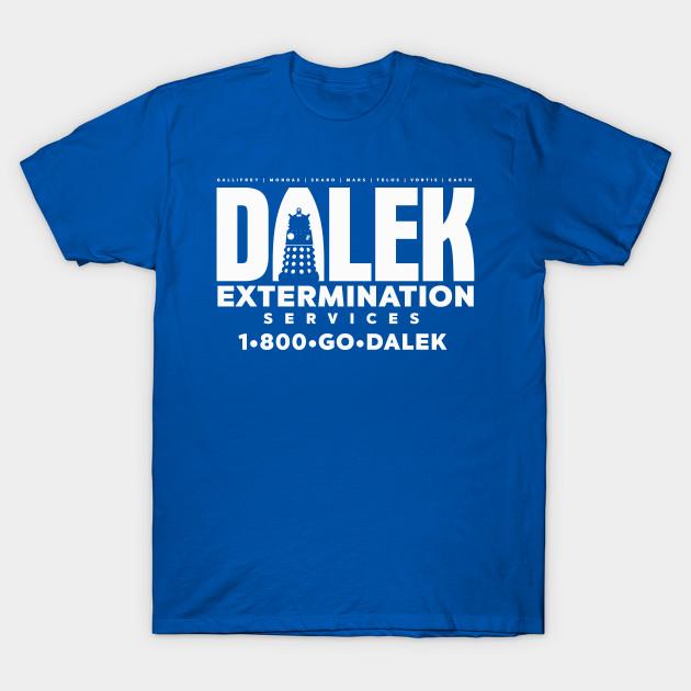 Men Black Print T-shirt Dalek Extermination No-Cut Transfer Paper Print Cotton Tshirt 3XL королевский синий