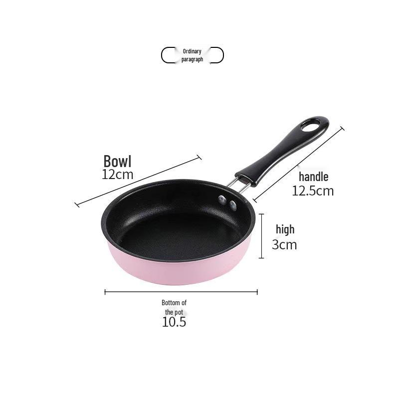 Mini Non-stick Flat Bottom Egg Frying Pan - Children's Kitchen Toy Pot