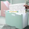 A4 Large Capacity Accordion File Organizer, Multi-Layer Stand-Up Folder, Test Paper Storage Bag, Set of 6.